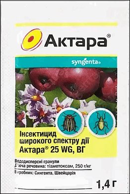 Инсектицид Актара 1,4 г 052406 фото